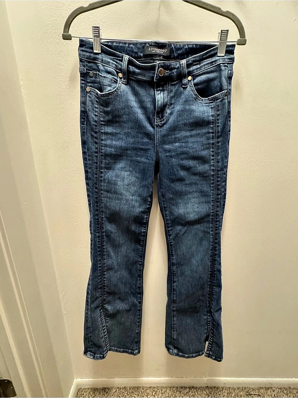 Liverpool Wide Leg Jeans Blue Waist 6/28 - Picture 2 of 5